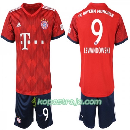 Billiga Fotbollströjor FC Bayern München Lewandowski 9 Barn Hemma tröja 2018/19 Kortärmad